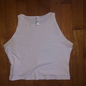 American Apparel White Crop Top